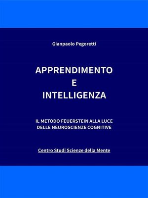 cover image of Apprendimento e Intelligenza